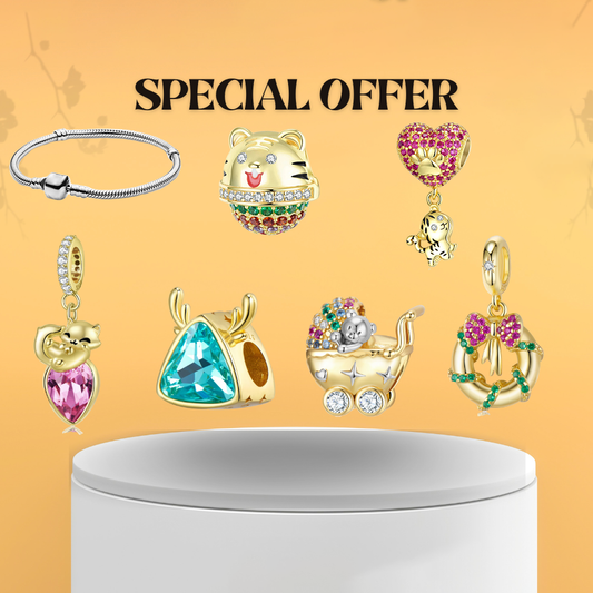 925 Sterling Silver, 7 Item speacial offer Charm