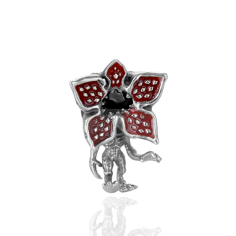 925 Sterling Silver, Halloween Monster Plant Charm