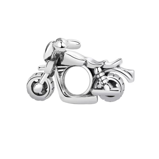 925 Sterling Silver, Hit The Road Motorcycle Charm