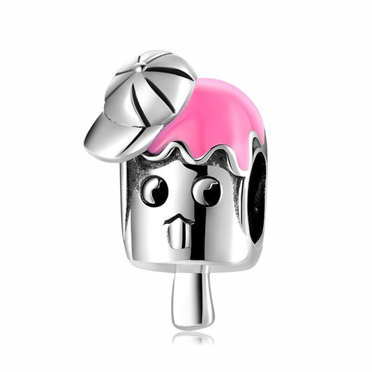 925 Sterling Silver, Ice Cream Charm