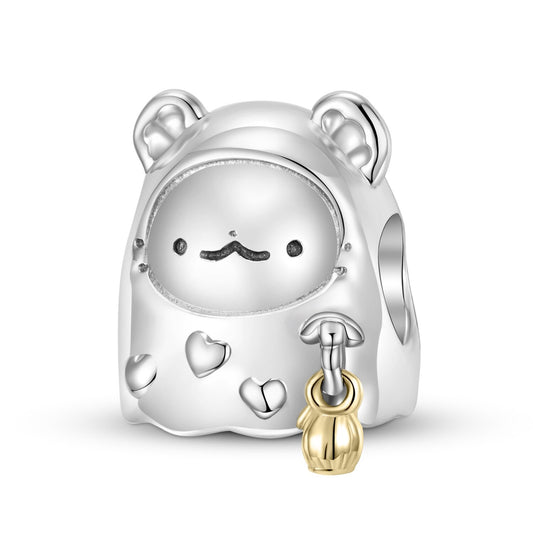925 Sterling Silver, Cute Cat Charm