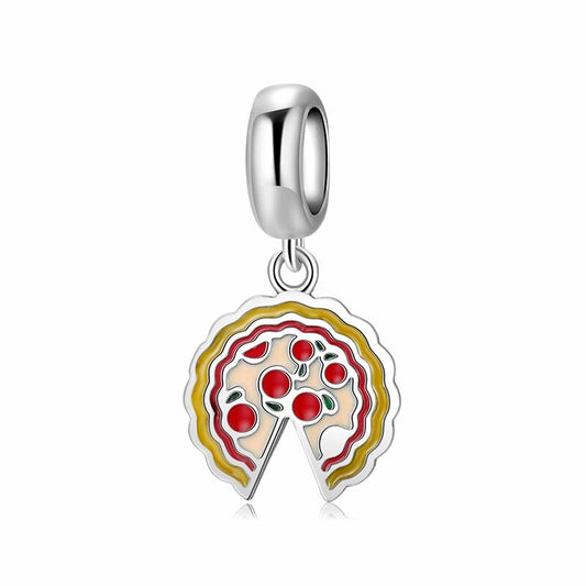 925 Sterling Silver, Pizza Charm